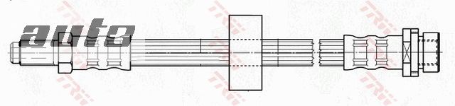 PHB414 TRW PRZEWÓD HAMULCOWY GIĘTKI FORD MONDEO  00-07 TYŁ