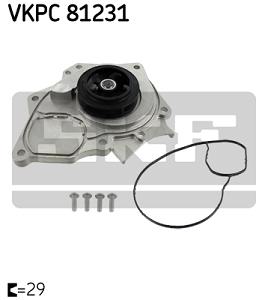 VKPC 81231 SKF POMPA WODY.