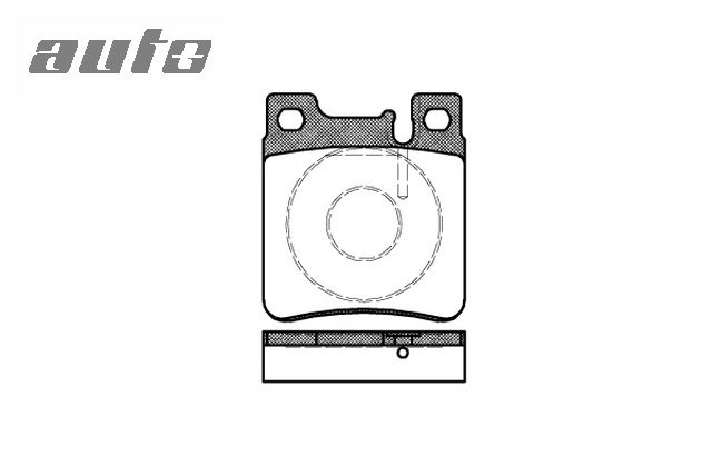 0407.00 REMSA KLOCKI HAMULCOWE TYLNE