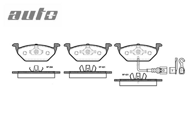 063321 REMSA KLOCKI HAMULCOWE z czujnikami