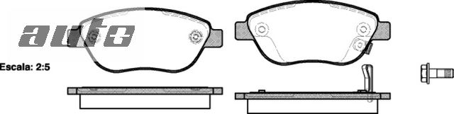 0859.21 REMSA KLOCKI HAMULCOWE