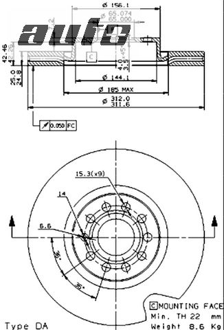 09.9772.11 BREMBO TARCZA HAMULCOWA