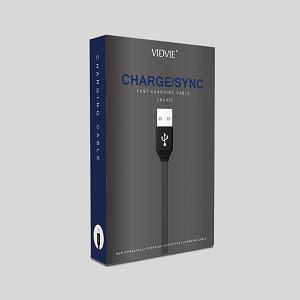 9905 VIDVIE MICRO 2,1A + USB biała