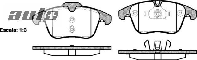 1219.00 REMSA KLOCKI HAMULC. FORD S-MAX  06-
