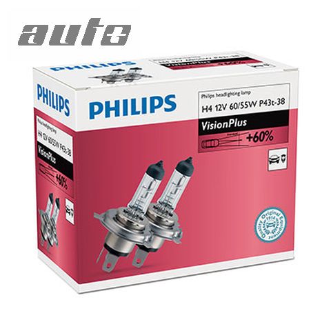 12342VPC2 PHILIPS ZAROWKA PHILI H4 VISIONPLUS 2szt.
