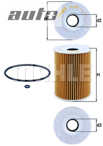 OX 380D KNECHT FILTR OLEJU.