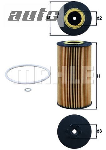 OX 358D KNECHT FILTR OLEJU.