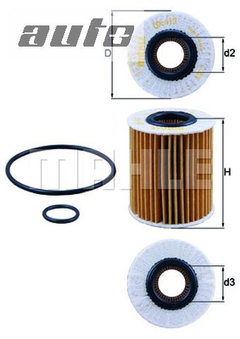 OX 413 D1 KNECHT FILTR OLEJU.