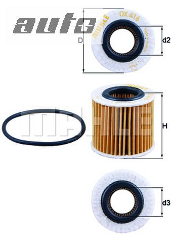 OX 416D1 KNECHT FILTR OLEJU.
