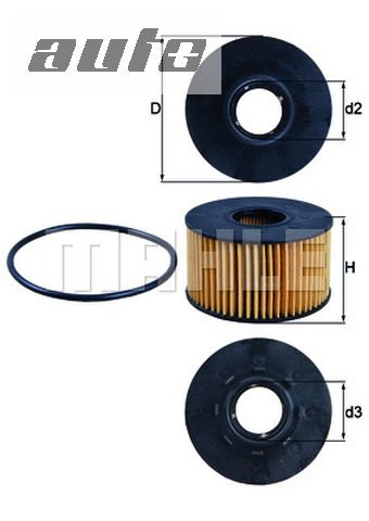OX191D KNECHT FILTR OLEJU.