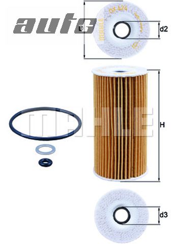 OX 424D KNECHT FILTR OLEJU.