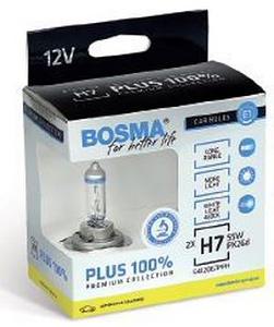 LED5462 BOSMA ZESTAW ŻARÓWEK H7 +100%