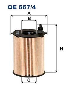 OE667/4 FILTRON FILTR OLEJU