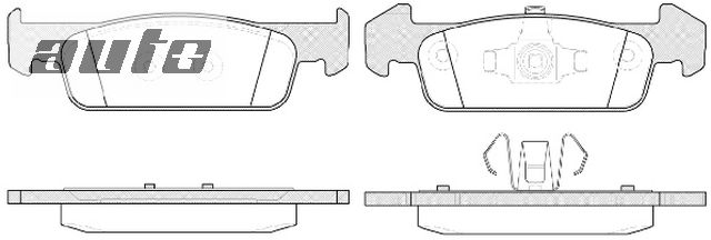 1540.10 REMSA KLOCKI HAMULCOWE