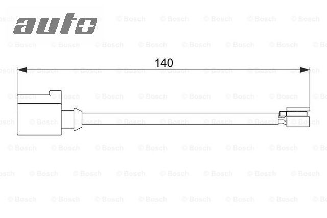 1987474566 BOSCH CZUJNIK KLOCKÓW HAM. TYŁ VW TOUAREG