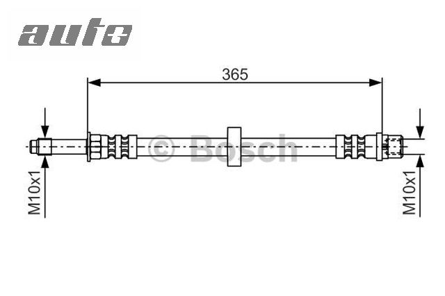 1987476851 BOSCH PRZEWOD HAMULCOWY