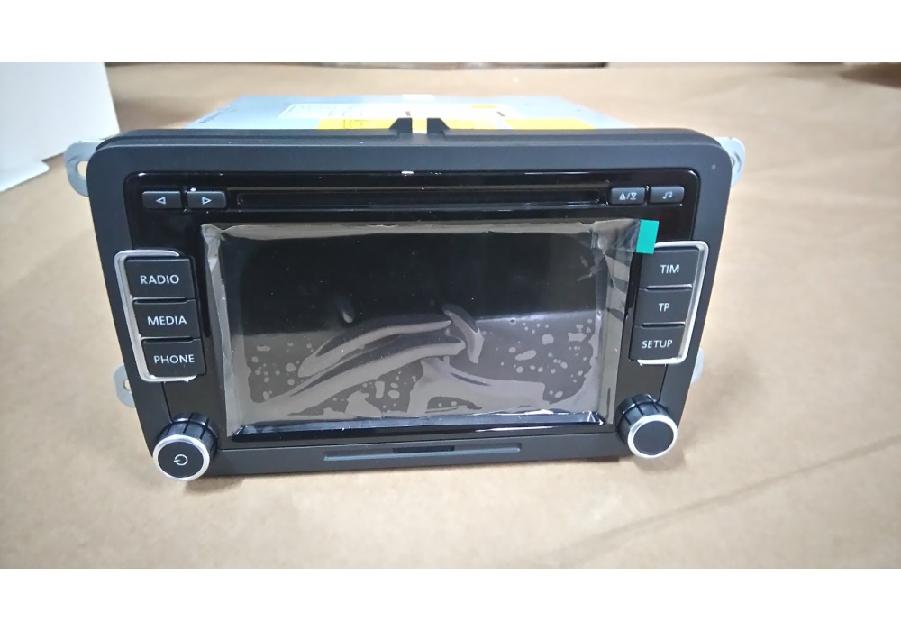 1K0057196AX VAG VW RADIO RCD510 6X CD/MP3 BOSCH NOWE ORYGINAŁ - VW Golf 05-