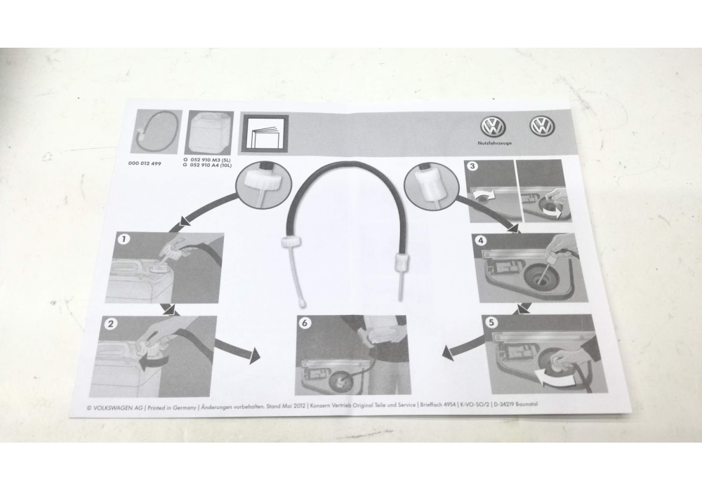 000012499 VAG Adapter przewód AdBlue Audi