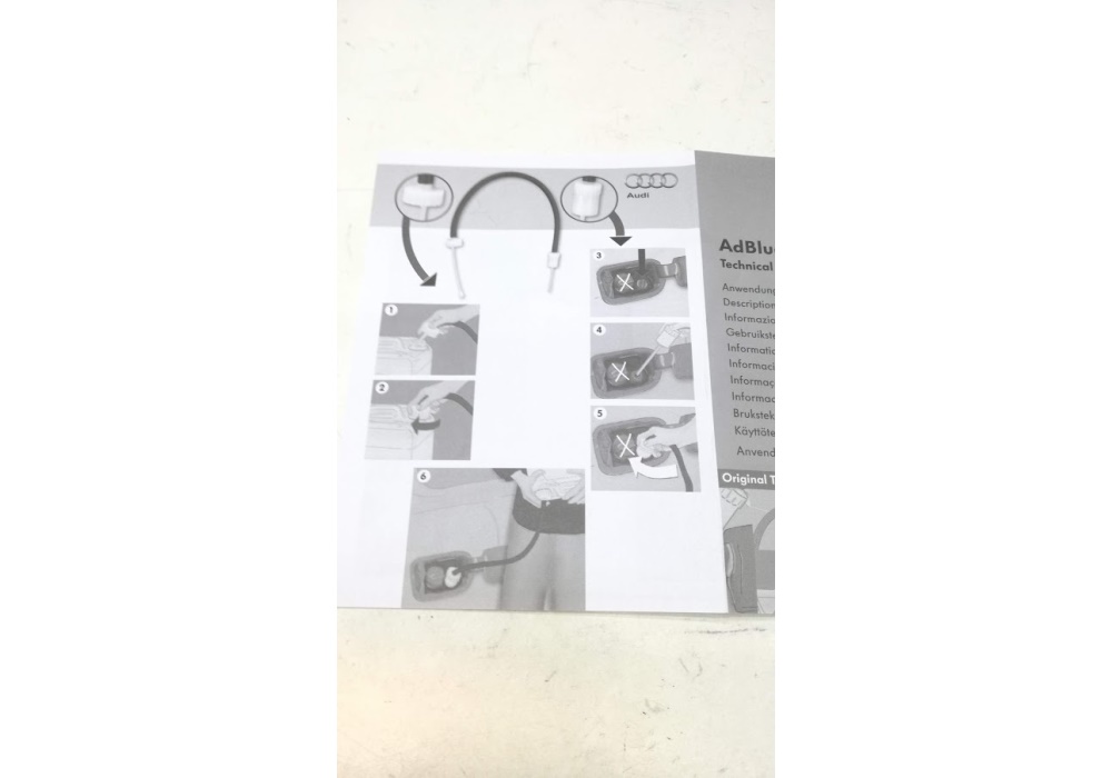 000012499 VAG Adapter przewód AdBlue Audi