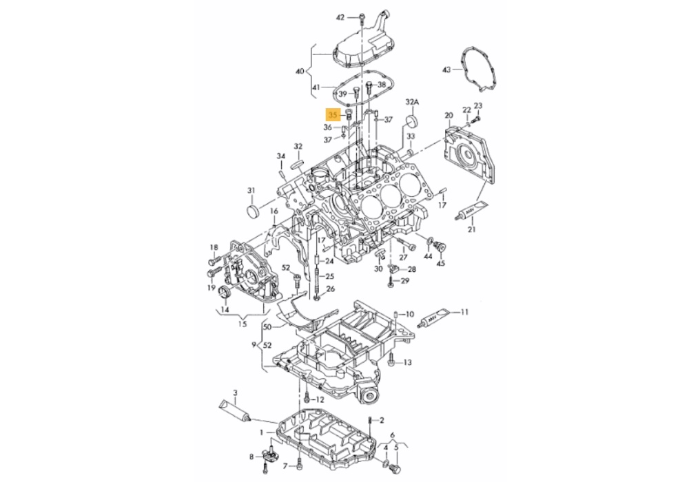059103175F VAG zawor zwrotny