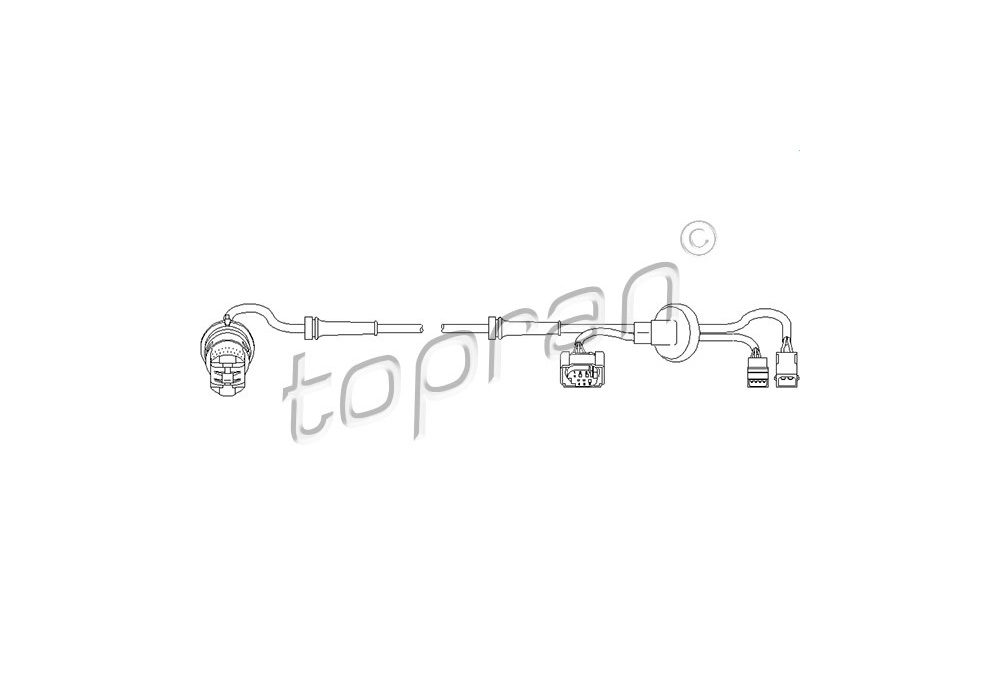 109 925 TOPRAN Czujnik ABS