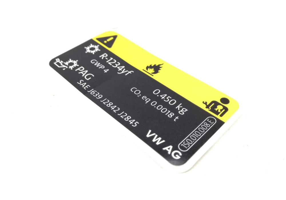 1S0010008E VAG Tabliczka AC * środek chłodniczy * ilo