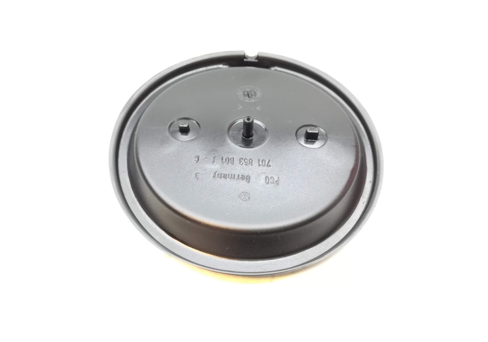 701853601C01C VW CLASSIC Emblemat znak symbol VW tył VW T4 VW emblem black T3 T4 Volkswagen VW T4 - czarn