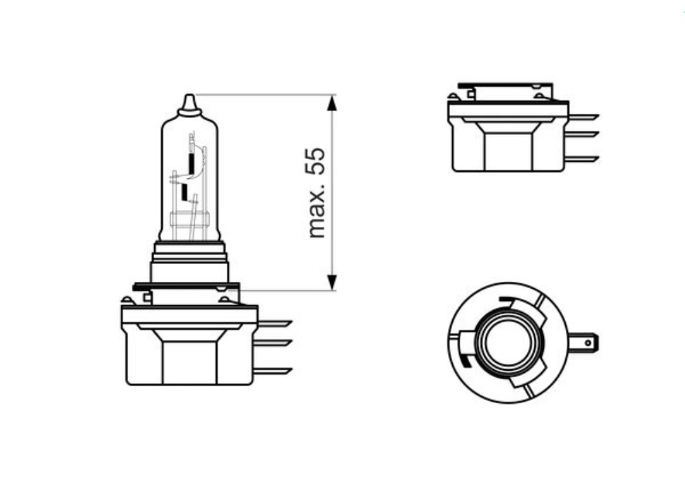 1987302088 BOSCH ZAROWKA H15