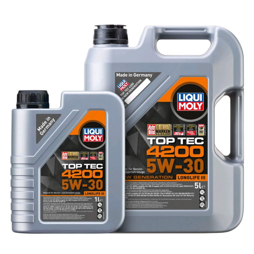 8973P LIQUI MOLY OLEJ LIQUI MOLY 5W30 TOP TEC 4200 5L + 1L