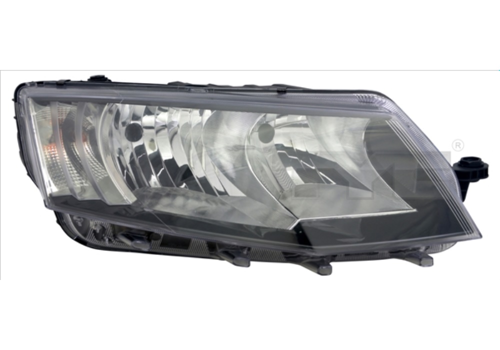 20-14684-05-2 TYC Reflektor L (H15/H7, elektryczny, z silnikiem, kolor kierunkowskazu: przezroczys