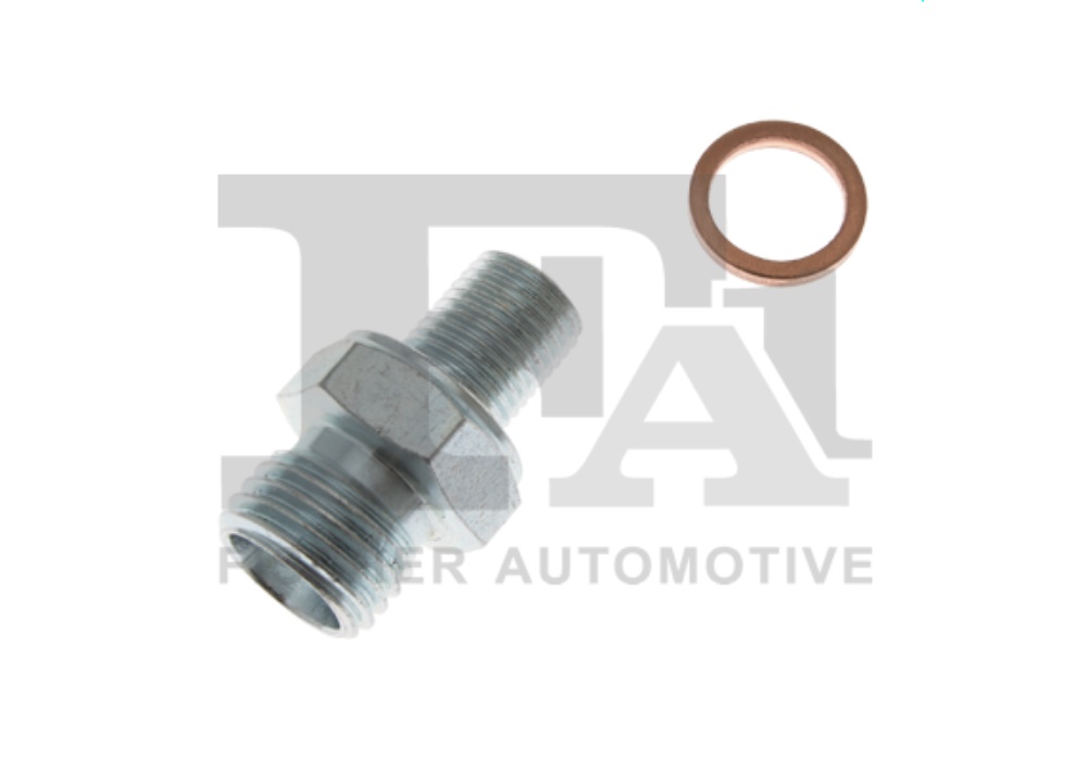 989-10-004.011 FA1 Śruba przewodu olejowego turbosprężarki (M10x1x12) AUDI A2, A3, A4 B5, A4 B6, A4