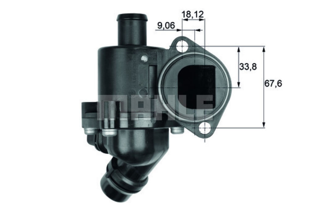 TM3100 MAHLE ORIGINAL Termostat cieczy chłodzącej (100°C, w obudowie) AUDI A4 B6, A4 B7, A6