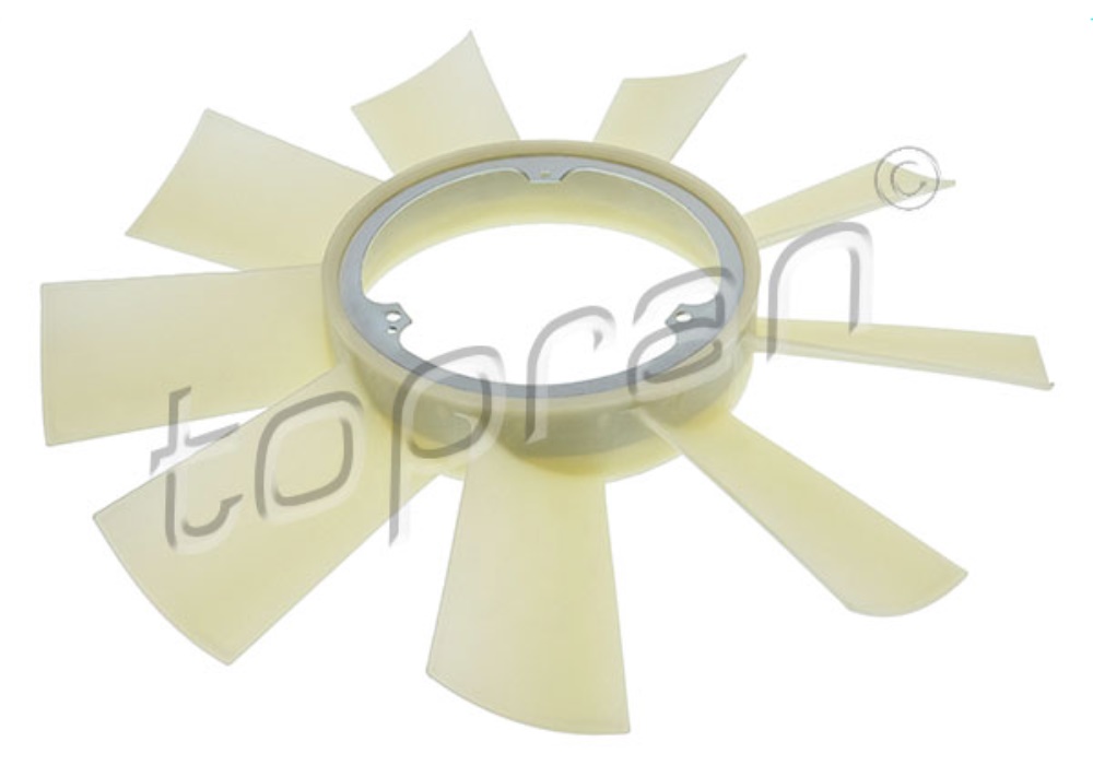 115 584 TOPRAN Wiatrak wentylatora (ilość łopat 9) pasuje do: VW LT 28-35 II, LT 28-46 II 2.8D