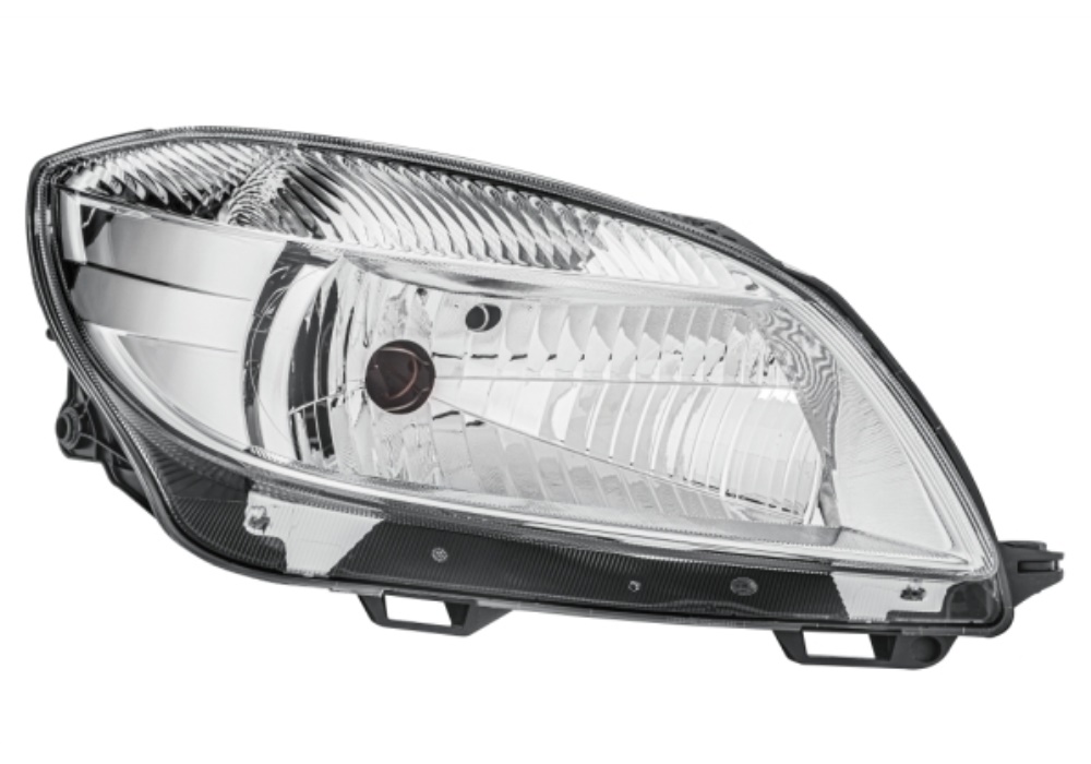 1ED010 417-341 HELLA Reflektor P (H4/PY21W/W5W, elektryczny, z silnikiem, kolor wkładu: chromowany) p