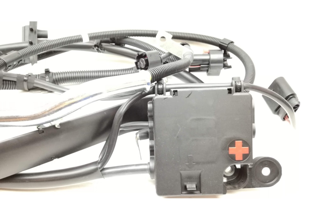 8K0971228G VAG wiązka elektryczna przewodów rozrusznika i alternatora z przewodem masy Audi