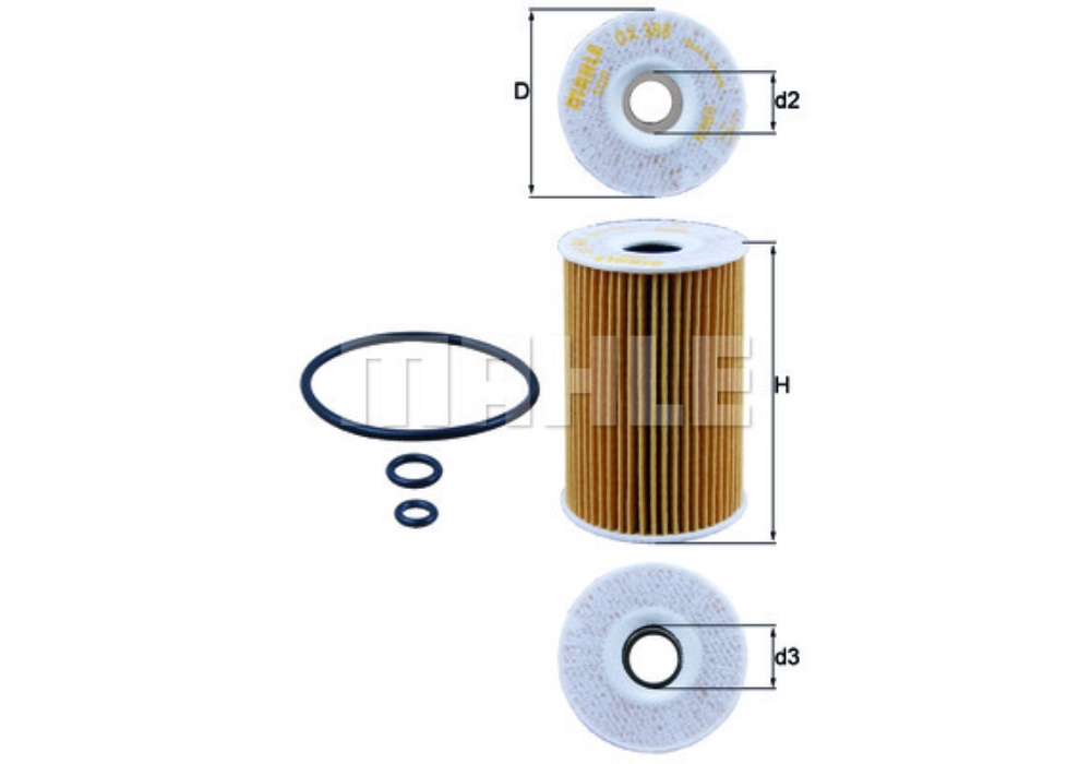 OX 388D KNECHT Filtr oleju AUDI A1, A3, A4 ALLROAD B8, A4 B8, A5, A6 C7, Q3, Q5, TT; GAZ GAZELL