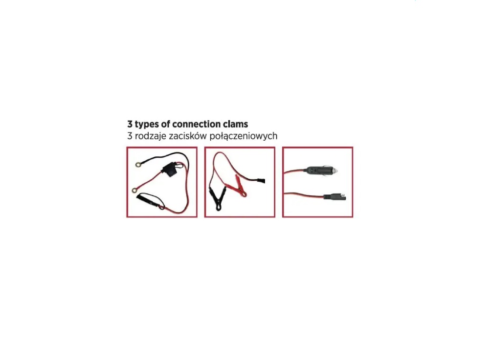OK-03.0021 ROOKS PROSTOWNIK ELEKTRONICZNY, INTELIGENTNY SMART 12/24V - 8A - 230 AH, LCD, ZESTAW D