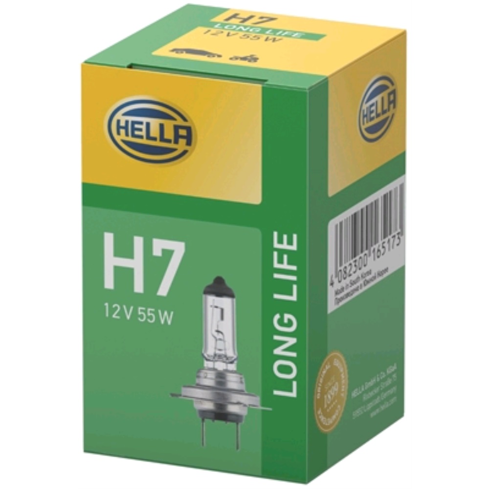 8GH007157-201 HELLA ŻARÓWKA H7 12V 55W LONG LIFE HELLA