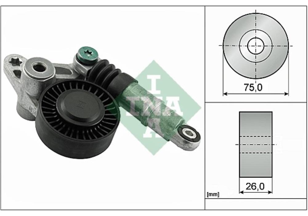 534035610 INA NAPINACZ PASKA AUDI VW