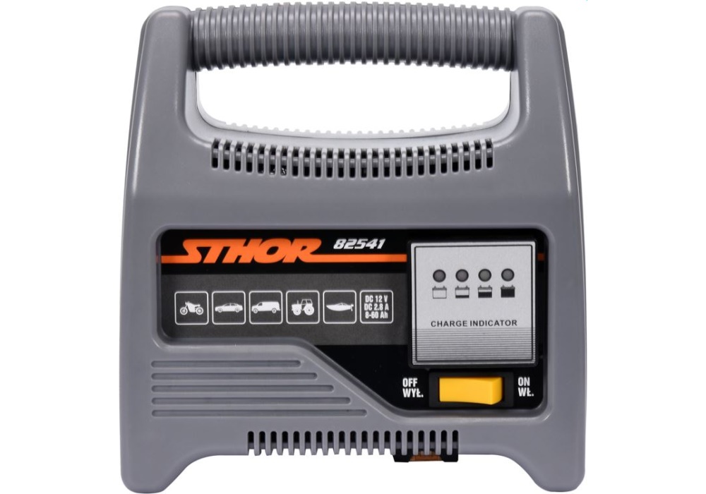 82541 STHOR PROSTOWNIK 12V 4A 60Ah LEDOWY WSKAŹNIK NAŁAD