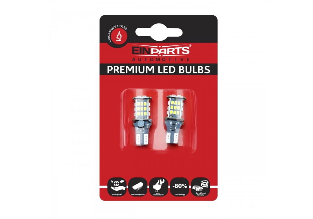 EPL148 EINPARTS BLISTER 2PCS- EPL148 T15 W16W 30SMD 3020 CANBUS