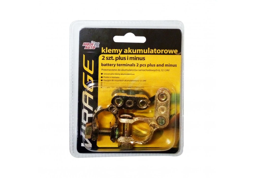 93-017 VIRAGE Klemy Akumulatorowe 2 Szt. (+ / -)
