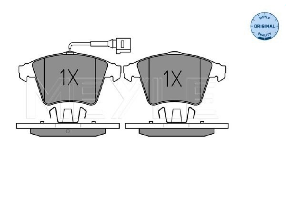 025 237 4619/W MEYLE KLOCKI HAMULCOWE