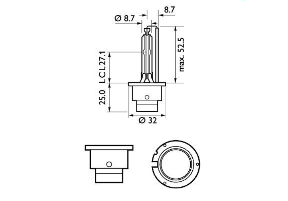 85122 PHILIPS ŻARÓWKA XENON D2S