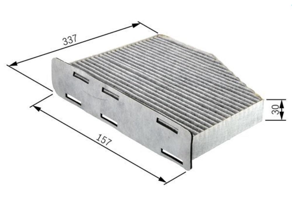 1987432048 BOSCH FILTR POW.KABINY PEUGEOT 206 1.1-2.0HDI