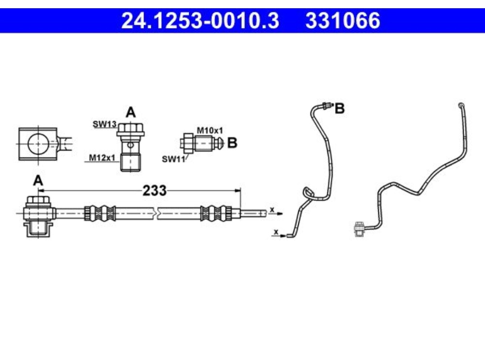 24.1253-0010.3 ATE PRZEWOD HAMULCOWY 1j0