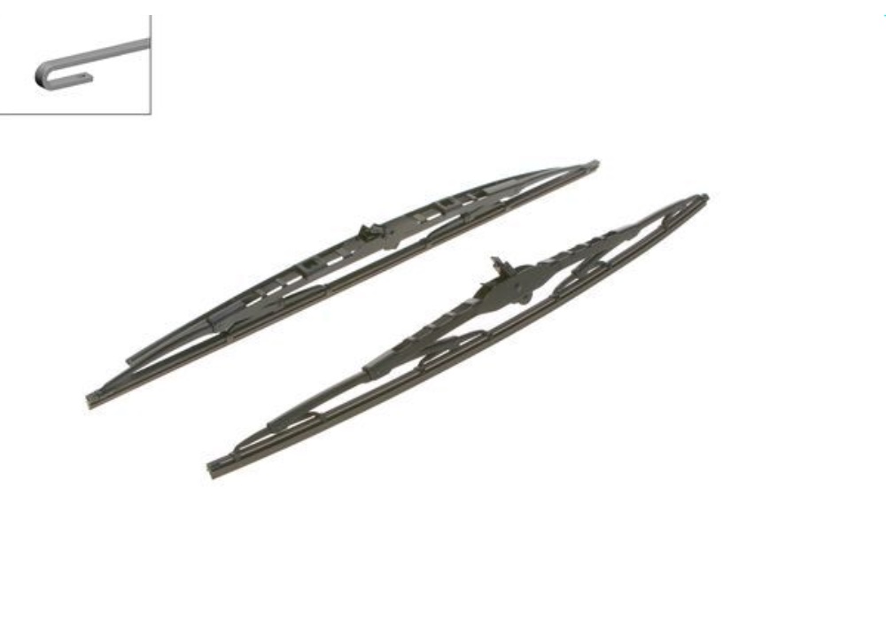 3397001583 BOSCH WYCIERACZKA BOSCH 530/530 Pióro wycieraczki szkieletowe przód ze spojlerem (2szt