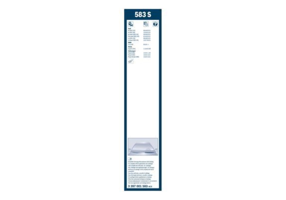 3397001583 BOSCH WYCIERACZKA BOSCH 530/530 Pióro wycieraczki szkieletowe przód ze spojlerem (2szt 3397001583 BOSCH WYCIERACZKA BOSCH 530/530 Pióro wycieraczki szkieletowe przód ze spojlerem (2szt