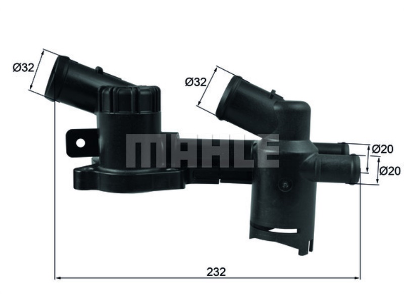 TH 52 MAHLE TERMOSTAT VW GOLF VI 1,2TSI 09- 80-89C