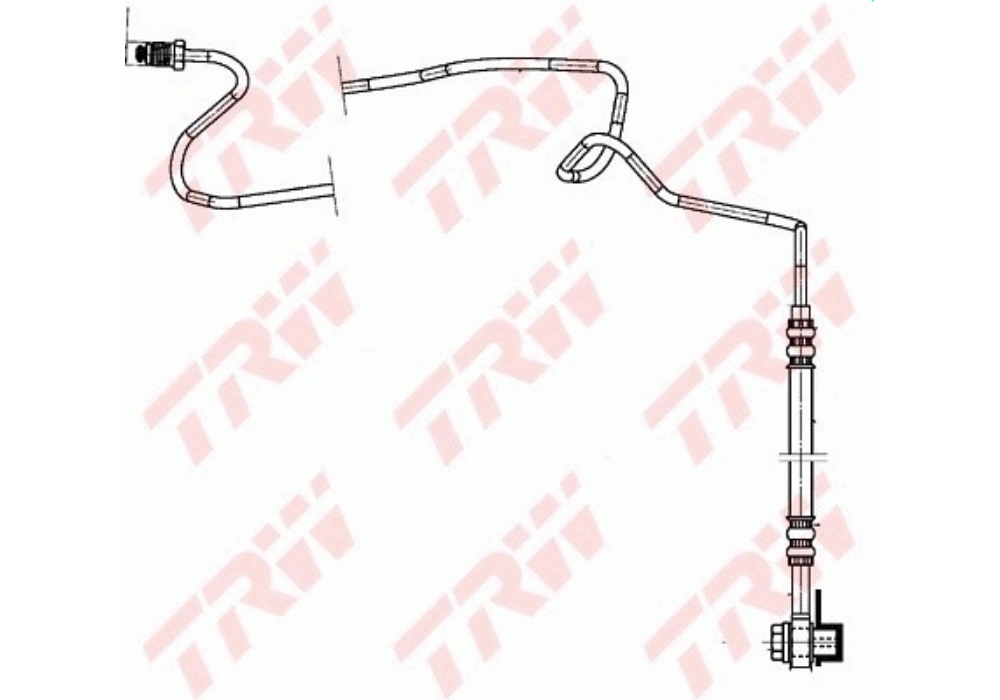 PHD942 TRW PRZEWOD HAMULCOWY